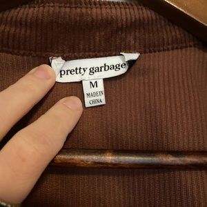 Maroon Corduroy Crop Top!